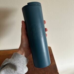 Starbucks 100% Recycled Plastic Blue Tumbler